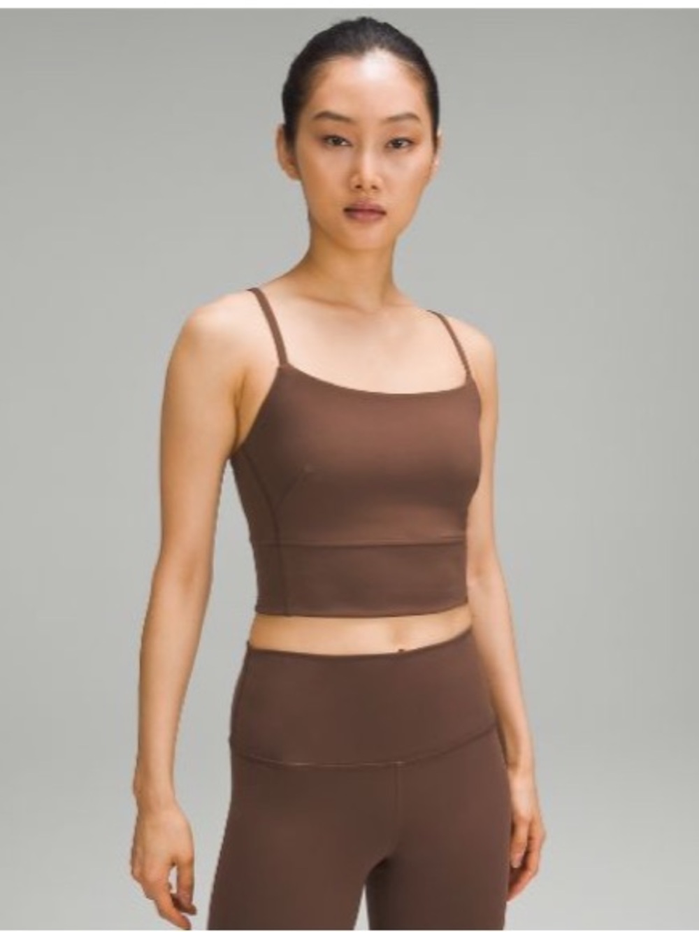 lululemon Size 10 Java Wunder Train Strappy Tank